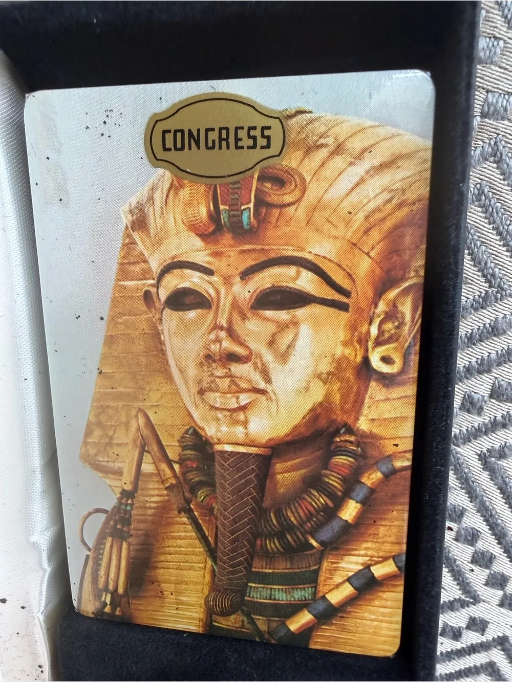 Tutankhamun Playing Cards Set in Collectible Box Congress Cards NIB
